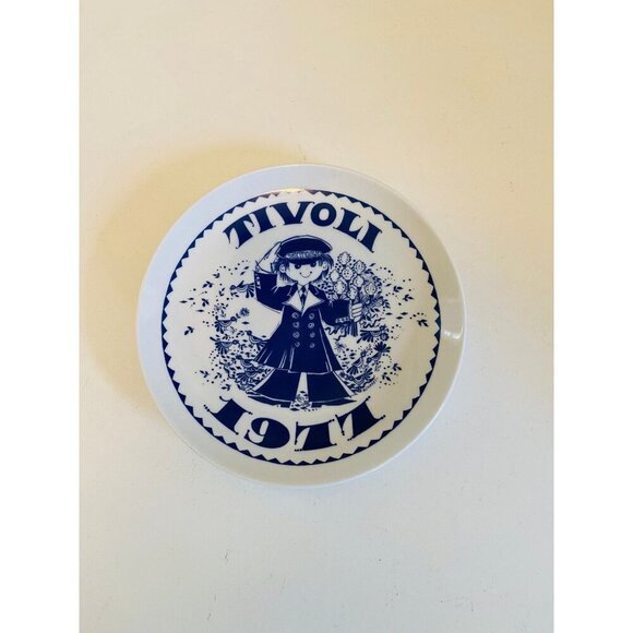 Vintage Tivoli Annual Plate with Sailor Boy, 1977 Designed by Richardt Branderup